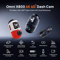 70MAI X800-2 4K OMNI 360° DASH CAM WITH SONY STARVIS 2
